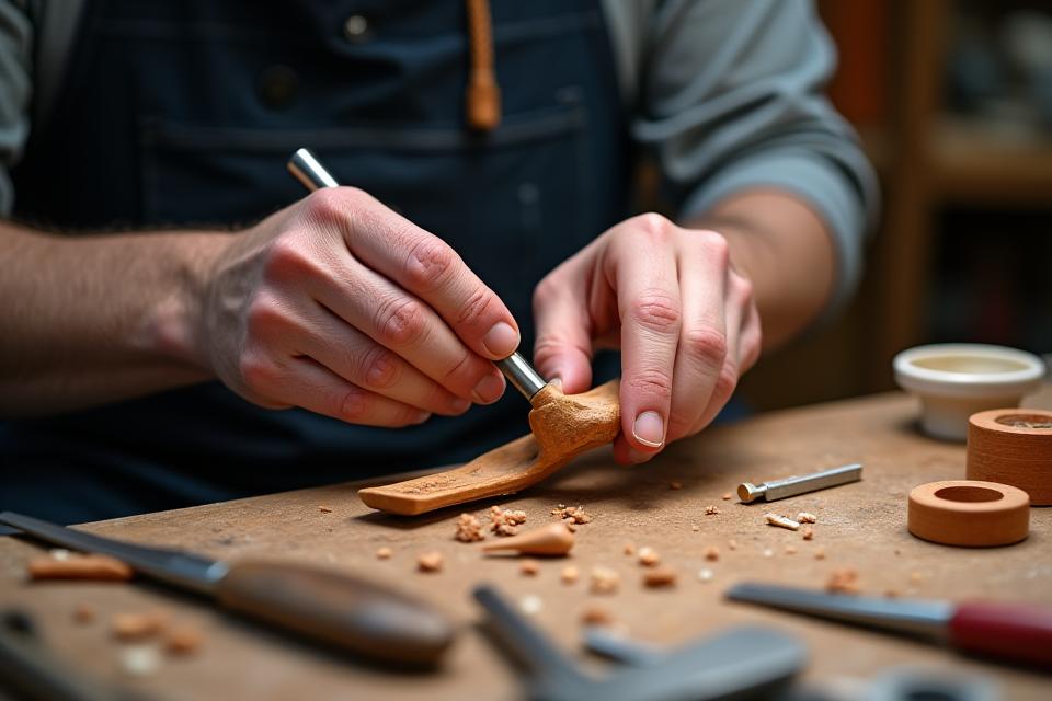 Ceramic golf club repair and refurbishment workshop